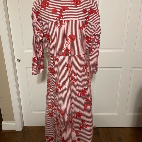 Zara Red and White Striped Dress - Picture 4 of 4